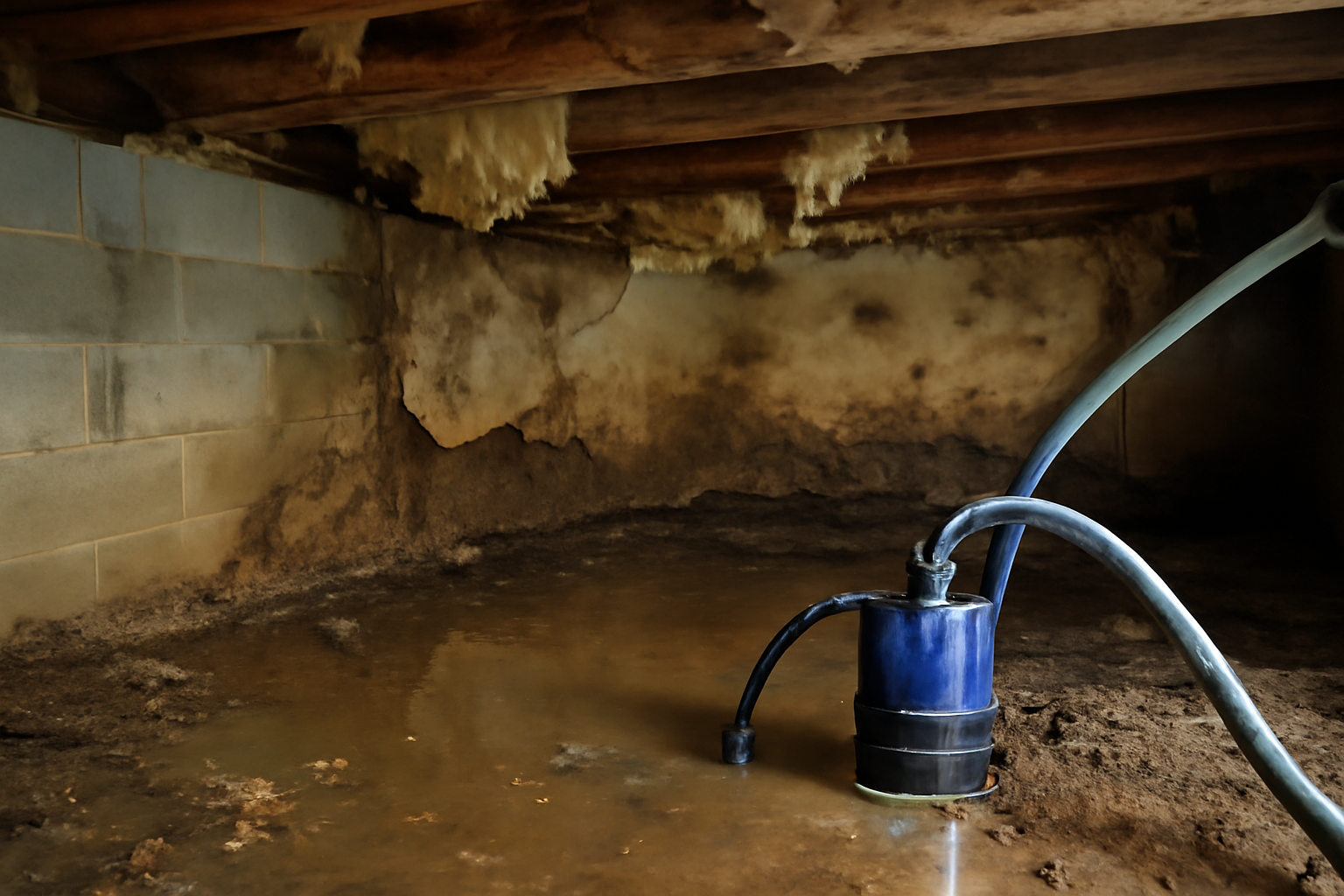 Crawl Space Water Extraction in Candler, NC