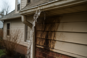 Gutter Overflow Water Removal