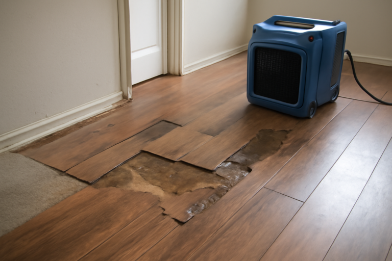 Laminate Floor Water Extraction