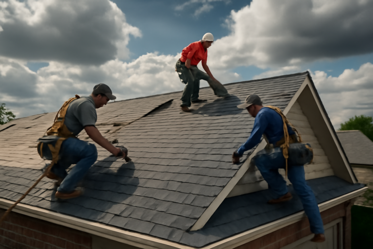 Storm damage repair service