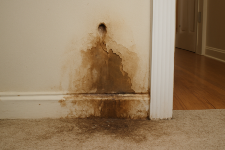 Pinhole Leak Water Removal