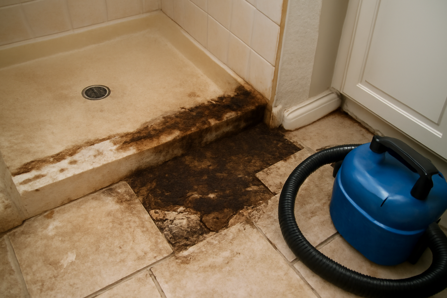 Shower Pan Leak Water Removal in Bryson City, NC