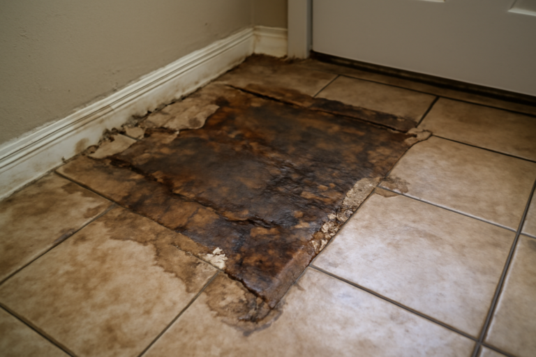 Tile Floor Water Damage Restoration