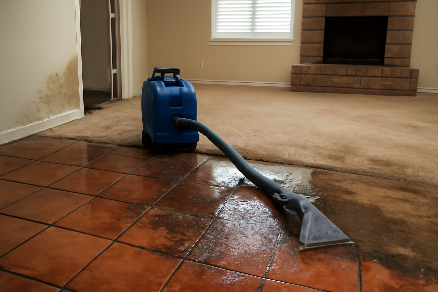 Tile Floor Water Extraction in Clyde, NC