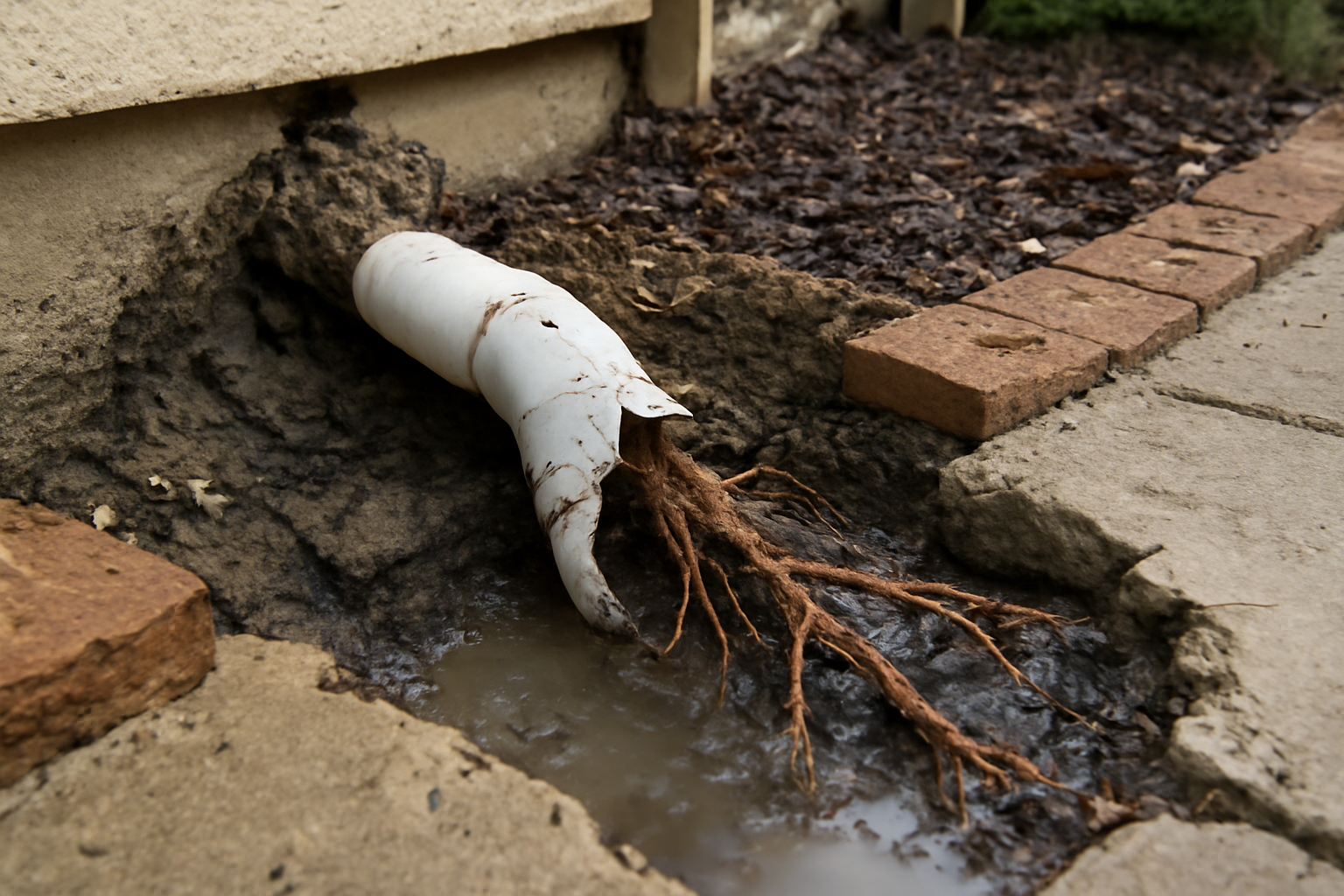 Tree Root Pipe Damage Water Removal in Easley, SC