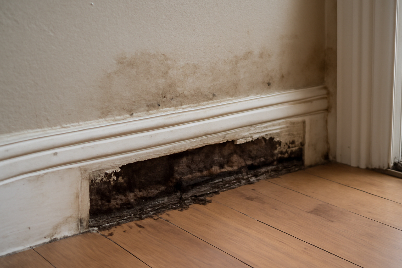Trim & Baseboard Replacement After Water Damage in Brevard, NC