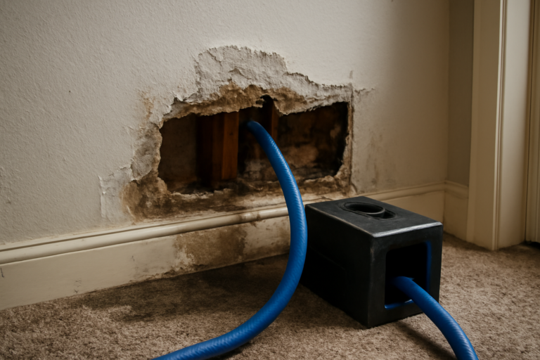 Wall Cavity Water Extraction