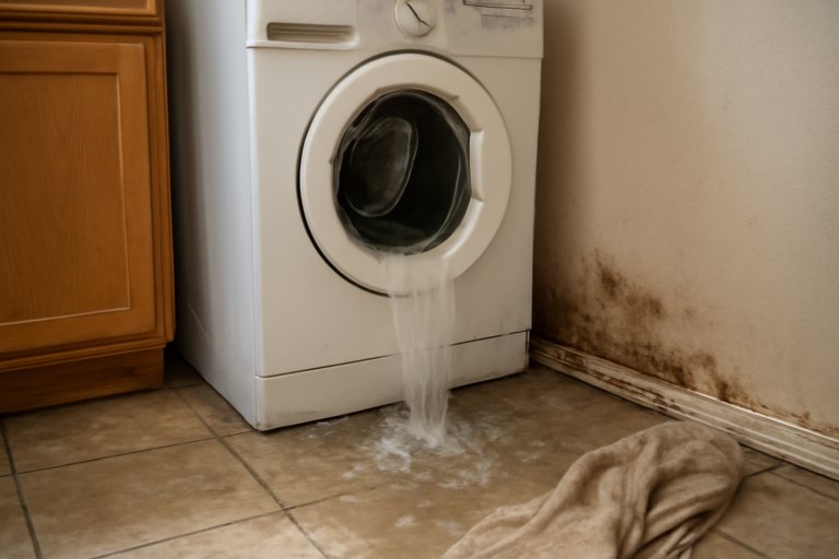 Washing Machine Overflow Water Removal