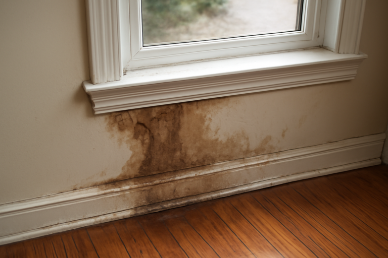 Window Leak Water Removal